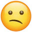Confused Face as drawn by WhatsApp in 2.17