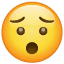 hushed face — WhatsApp