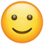 Slightly Smiling Face as drawn by WhatsApp in 2.17