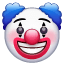 clown face — WhatsApp