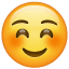 smiling face — WhatsApp