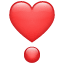 Heart Exclamation as drawn by WhatsApp in 2.17