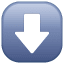 Down Arrow as drawn by WhatsApp in 2.17