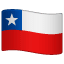 Flag: Chile as drawn by WhatsApp in 2.18.379