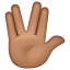 Vulcan Salute: Medium Skin Tone, the previous design