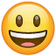 Grinning Face with Big Eyes, the previous design