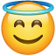 天使の輪がついた笑顔 as drawn by WhatsApp in 2.18.379