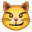 Cat with Wry Smile, the previous design