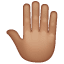 Raised Back of Hand: Medium Skin Tone, the previous design