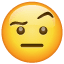 Face with Raised Eyebrow, the previous design