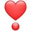 Heart Exclamation as drawn by WhatsApp in 2.18.379