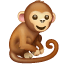 Monkey as drawn by WhatsApp in 2.19.175