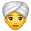 Woman Wearing Turban, the design in this release