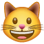 Grinning Cat, the previous design