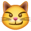 Cat with Wry Smile, the previous design