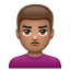 Man Pouting: Medium Skin Tone, the design in this release