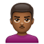 Man Pouting: Medium-Dark Skin Tone, the design in this release