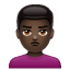 Man Pouting: Dark Skin Tone, the design in this release
