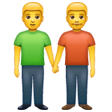 Men Holding Hands, the previous design