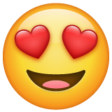 Smiling Face with Heart-Eyes, the design in this release