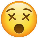 Face with Crossed-Out Eyes, the design in this release