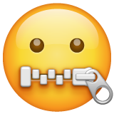 Zipper-Mouth Face, the design in this release