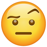 Face with Raised Eyebrow, the design in this release