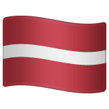 Flag: Latvia as drawn by WhatsApp in 2.19.352