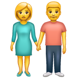 Woman and Man Holding Hands, the design in this release