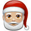 Santa Claus: Medium-Light Skin Tone, the previous design