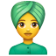 Woman Wearing Turban, the previous design
