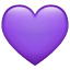 Purple Heart as drawn by WhatsApp in 2.19.62