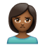 Person Pouting: Medium-Dark Skin Tone, the previous design