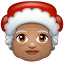 Mrs. Claus: Medium Skin Tone, the previous design