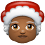 Mrs. Claus: Medium-Dark Skin Tone, the previous design