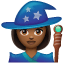 Woman Mage: Medium-Dark Skin Tone, the previous design