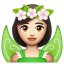 Woman Fairy: Light Skin Tone, the previous design