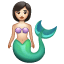 Merperson: Light Skin Tone, the previous design