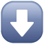 Down Arrow as drawn by WhatsApp in 2.19.62
