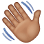 Waving Hand: Medium Skin Tone, the design in this release