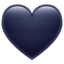 Black Heart as drawn by WhatsApp in 2.19.7