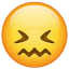 Confounded Face as drawn by WhatsApp in 2.19.7