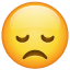 Disappointed Face as drawn by WhatsApp in 2.19.7