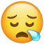 Sleepy Face as drawn by WhatsApp in 2.19.7
