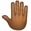 Raised Back of Hand: Medium-Dark Skin Tone, the design in this release