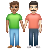 Men Holding Hands: Medium Skin Tone, Light Skin Tone, the previous design