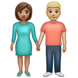 Woman and Man Holding Hands: Medium Skin Tone, Medium-Light Skin Tone, the previous design