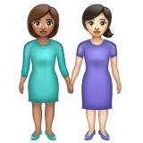 Women Holding Hands: Medium Skin Tone, Light Skin Tone, the previous design