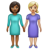 Women Holding Hands: Medium-Dark Skin Tone, Medium-Light Skin Tone, the previous design