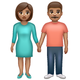 Woman and Man Holding Hands: Medium Skin Tone, the previous design